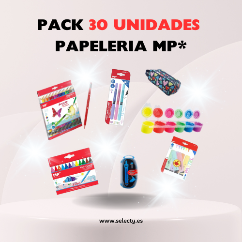 Pack 30u Papelería MIX