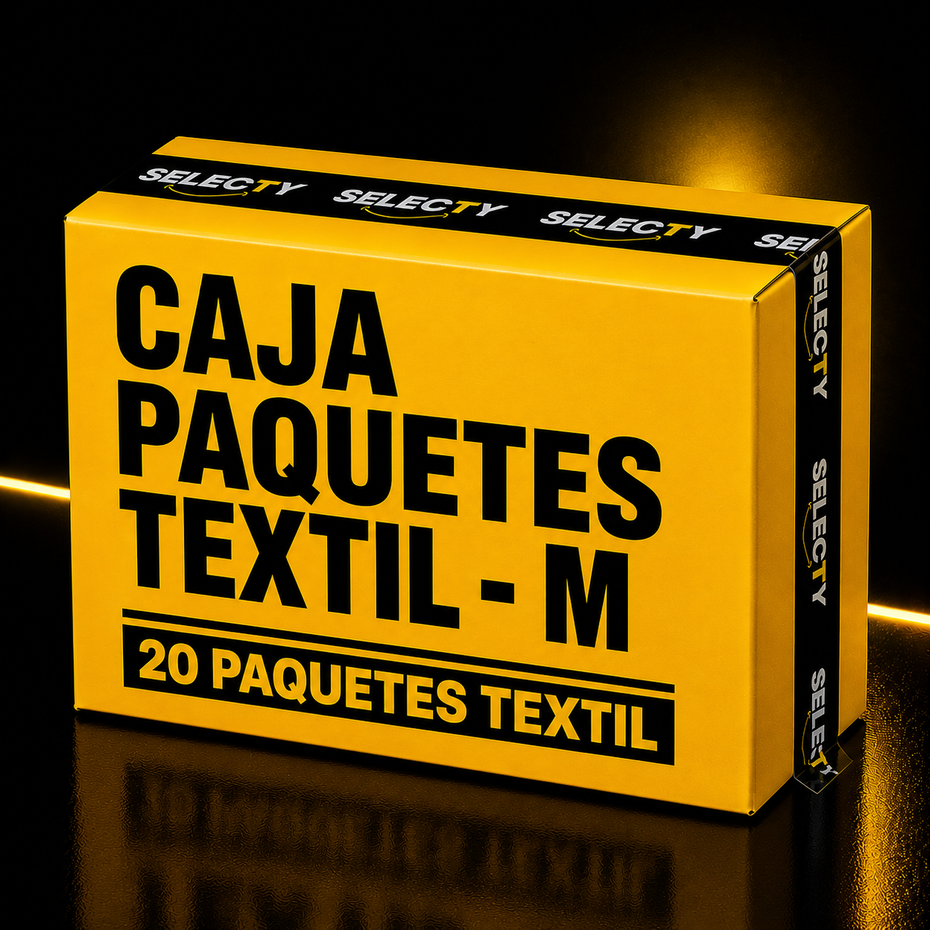 Caja Paquetes Textil M - 20 Paquetes